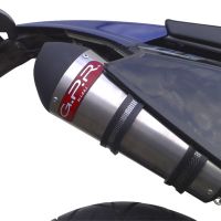 Escape compatible con Derbi Cross City 125 2007-2012, Gpe Ann. titanium, Escape legal, homologado, silenciador con catalizador, db killer desmontable y tubo de conexión específico 