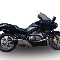 Escape compatible con Honda Dn-01 2008-2010, Furore Nero, Escape legal, homologado, silenciador con db killer desmontable y tubo de conexión específico 