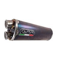 GPR escape compatible con  Triumph Tiger 1200 Gt - Rally 2022-2024, Dual Inox, Escape legal, homologado, silenciador con db killer desmontable y tubo de conexión específico 