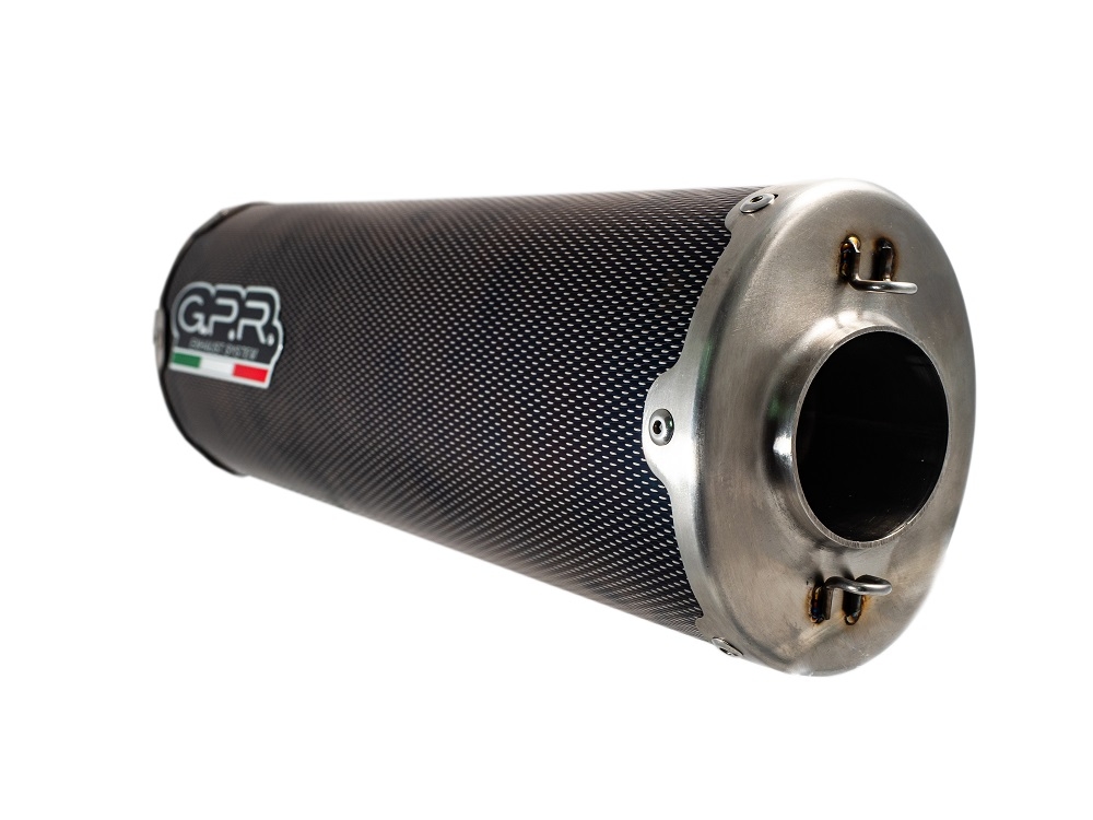 GPR escape compatible con  Triumph Tiger 1200 Gt - Rally 2022-2024, Dual Inox, Escape legal, homologado, silenciador con db killer desmontable y tubo de conexión específico 