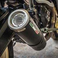 Escape compatible con Ducati Scrambler 800 2015-2016, M3 Black Titanium, Escape legal, homologado, silenciador con db killer desmontable y tubo de conexión específico 