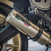 Escape compatible con Ducati Scrambler 800 2015-2016, M3 Inox , Escape legal, homologado, silenciador con catalizador, db killer desmontable y tubo de conexión específico 