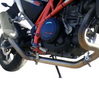 Escape compatible con Ktm Duke 690 2017-2020, Decatalizzatore, Tubo supresor de catalizador 