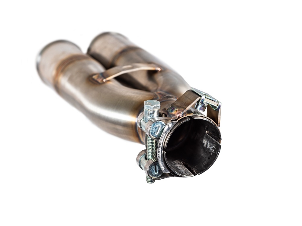 Escape compatible con F.B. Mondial Hps 300 Pagani 2021-2022, F205, Escape legal, homologado, silenciador con db killer desmontable y tubo de conexión específico 
