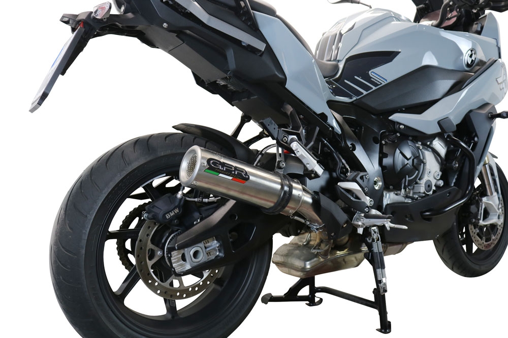 Escape compatible con Bmw S 1000 XR -M 2020-2025, M3 Inox , Escape racing, silenciador con tubo de conexion, articulo sin homologacion 