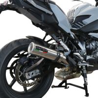 Escape compatible con Bmw S 1000 XR -M 2020-2025, M3 Inox , Escape racing, silenciador con tubo de conexion, articulo sin homologacion 