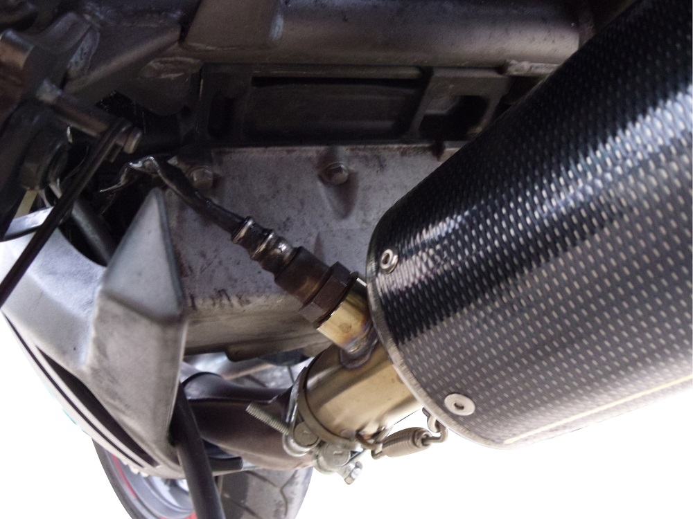 Escape compatible con Kawasaki Versys 650 2006-2014, Ghisa , Escape legal, homologado, silenciador con db killer desmontable y tubo de conexión específico 