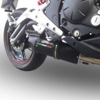 Escape compatible con Kawasaki Er 6 N - F 2012-2016, Furore Nero, Escape completo homologado y legal,con catalizador incluido db killer extraíble 