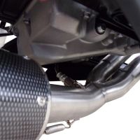 GPR escape compatible con  Kawasaki Er 6 N - F  2012-2016, New Grand Prix Evo Poppy, Escape completo homologado y legal,con catalizador incluido db killer extraíble 