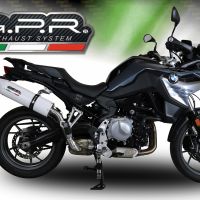 Escape compatible con Bmw F 750 Gs 2021-2024, Albus Evo4, Escape legal, homologado, silenciador con db killer desmontable y tubo de conexión específico 