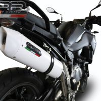 Escape compatible con Bmw F 750 Gs 2021-2024, Albus Evo4, Escape legal, homologado, silenciador con db killer desmontable y tubo de conexión específico 