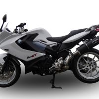 Escape compatible con Bmw F 800 Gt 2017-2019, Furore Evo4 Nero, Escape legal, homologado, silenciador con db killer desmontable y tubo de conexión específico 