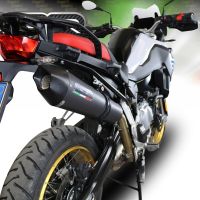 Escape compatible con Bmw F 850 Gs -Adventure 2021-2024, GP Evo4 Black Titanium, Escape legal, homologado, silenciador con db killer desmontable y tubo de conexión específico 