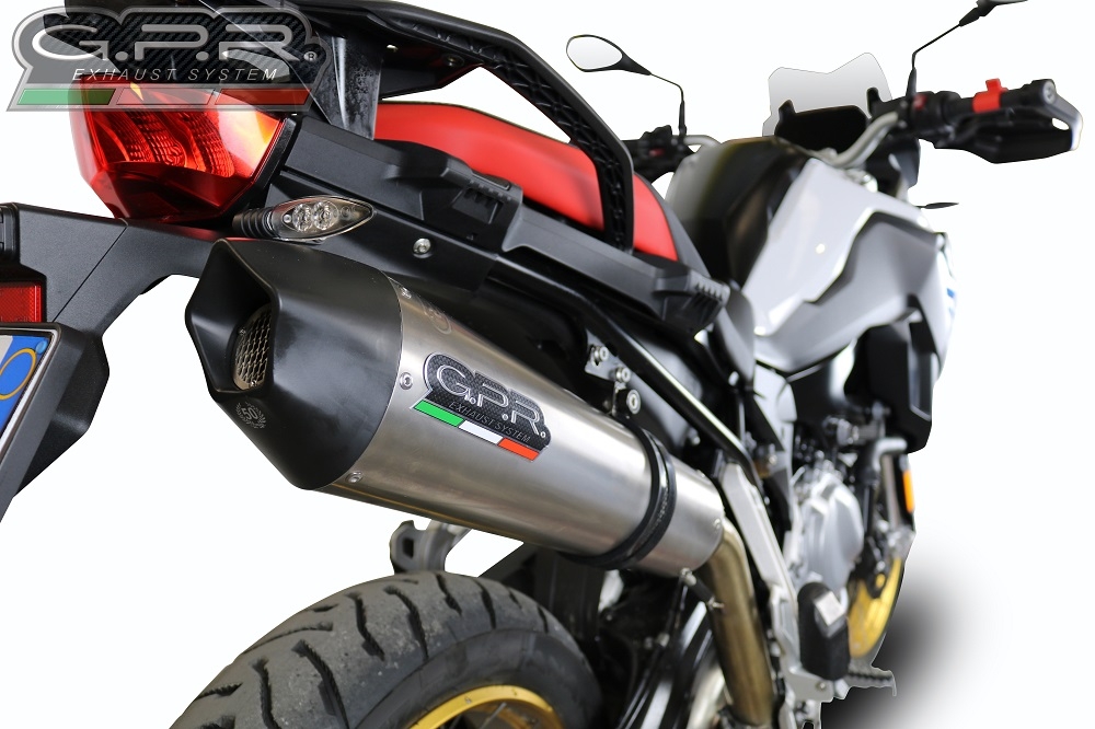 Escape compatible con Bmw F 800 Gs 2024-2025, GP Evo4 Titanium, Escape legal, homologado, silenciador con db killer desmontable y tubo de conexión específico 