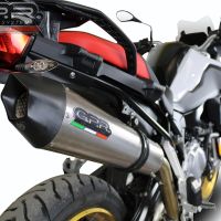 Escape compatible con Bmw F 800 Gs 2024-2025, GP Evo4 Titanium, Escape legal, homologado, silenciador con db killer desmontable y tubo de conexión específico 
