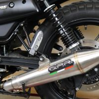 Escape compatible con Moto Guzzi V7 III Special-Stone-Carbon 2017-2018, Vintacone, Escape racing, linea completa, suministrado con colector especifico, articulo sin homologacion 
