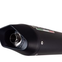Escape compatible con Ducati Monster S4 2001-2003, Furore Nero, Par de terminales de escape homologados, con db killer extraíbles y tubos de conexión específicos 