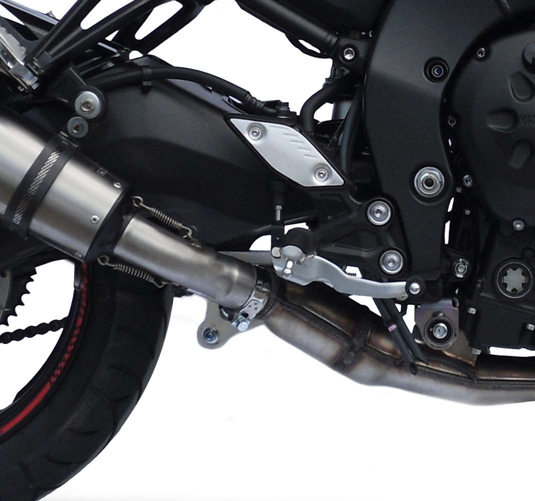 Escape compatible con Yamaha Fz 8 2010-2016, Albus Ceramic, Escape legal, homologado, silenciador con db killer desmontable y tubo de conexión específico 
