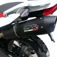 Escape compatible con Bmw G 650 X -Country -Challenge -Moto 2006-2012, Furore Nero, Escape legal, homologado, silenciador con db killer desmontable y tubo de conexión específico 