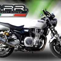 GPR escape compatible con  Yamaha Xjr 1300 2007-2017, Trioval, Escape legal, homologado, silenciador con db killer desmontable y tubo de conexión específico 
