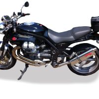 Escape compatible con Moto Guzzi Griso 1200 8V 2007-2016, Trioval, Escape legal, homologado, silenciador con db killer desmontable y tubo de conexión específico 