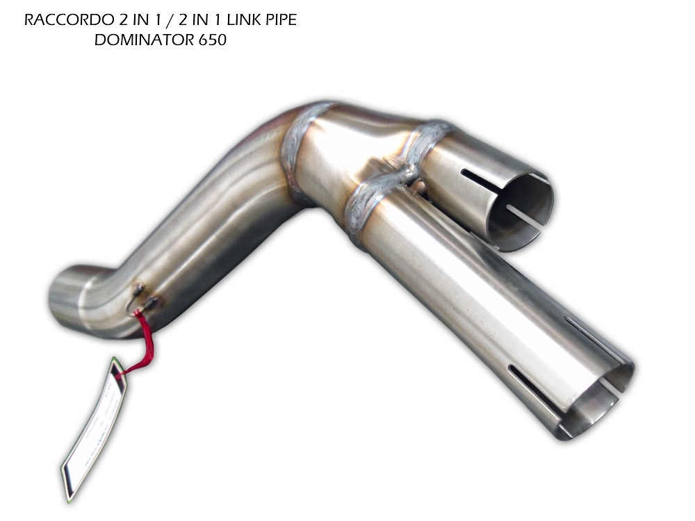 Escape compatible con Honda Dominator Nx 650 1988-2001, Ghisa , Escape semi-completo homologado con db killer extraible 
