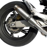 Escape compatible con Honda Cbr 600 F 2011-2014, Deeptone Inox, Escape legal, homologado, silenciador con db killer desmontable y tubo de conexión específico 