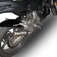 Escape compatible con Honda Cbr 600 F 2011-2014, Deeptone Inox, Escape legal, homologado, silenciador con db killer desmontable y tubo de conexión específico 