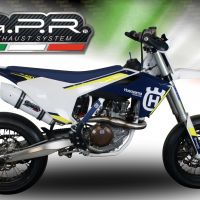 Escape compatible con Husqvarna FS 450 2016-2017, Albus Ceramic, Escape completo racing, incluyendo colector y db killer desmontable, sin homologación 