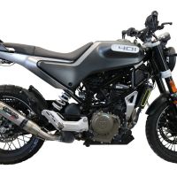 Escape compatible con Husqvarna Vitpilen 401 2021-2023, Deeptone Inox, Escape legal, homologado, silenciador con db killer desmontable y tubo de conexión específico 