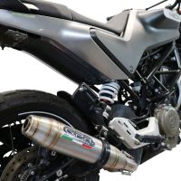 Escape compatible con Husqvarna Vitpilen 401 2021-2023, Deeptone Inox, Escape legal, homologado, silenciador con db killer desmontable y tubo de conexión específico 