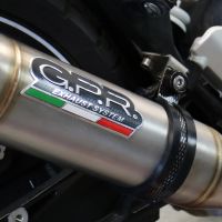 Escape compatible con Husqvarna Vitpilen 401 2021-2023, Deeptone Inox, Escape legal, homologado, silenciador con db killer desmontable y tubo de conexión específico 