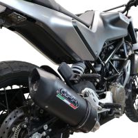 Escape compatible con Husqvarna Vitpilen 401 2020-2020, Furore Evo4 Nero, Escape legal, homologado, silenciador con db killer desmontable y tubo de conexión específico 