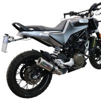 Escape compatible con Husqvarna Vitpilen 401 2020-2020, M3 Inox , Escape legal, homologado, silenciador con db killer desmontable y tubo de conexión específico 