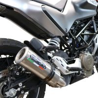Escape compatible con Husqvarna Vitpilen 401 2020-2020, M3 Inox , Escape legal, homologado, silenciador con db killer desmontable y tubo de conexión específico 