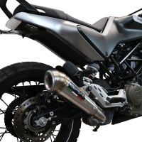 Escape compatible con Husqvarna Svartpilen 401 2021-2023, Powercone Evo, Escape legal, homologado, silenciador con db killer desmontable y tubo de conexión específico 