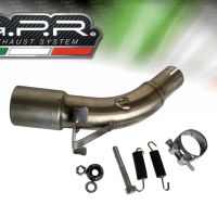 Escape compatible con Kawasaki Z 125 2021-2024, GP Evo4 Titanium, Escape legal, homologado, silenciador con db killer desmontable y tubo de conexión específico 