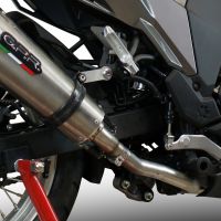 Escape compatible con Kawasaki Versys-X 250 2017-2020, GP Evo4 Titanium, Escape legal, homologado, silenciador con catalizador, db killer desmontable y tubo de conexión específico 