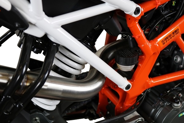 Escape compatible con Ktm Rc 390 2017-2020, Deeptone Inox, Escape homologado, legal, con db killer extraíble, tubo de conexión y catalizador 