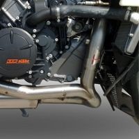 Escape compatible con Ktm Rc 8 R 2008-2014, Gpe Ann. Black titanium, Escape completo homologado y legal,con catalizador incluido db killer extraíble 