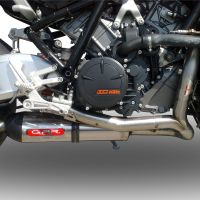 GPR escape compatible con  Ktm Rc 8 R 2008-2014, New Grand Prix Evo Titanium, Escape racing, linea completa, suministrado con colector especifico, articulo sin homologacion 