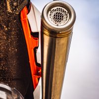 Escape compatible con Ktm SMT 890 2023-2024, Powercone Evo, Escape legal, homologado, silenciador con db killer desmontable y tubo de conexión específico 