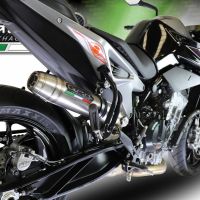 Escape compatible con Ktm Duke 790 2021-2024, Deeptone Inox, Escape racing, silenciador con tubo de conexion, articulo sin homologacion 