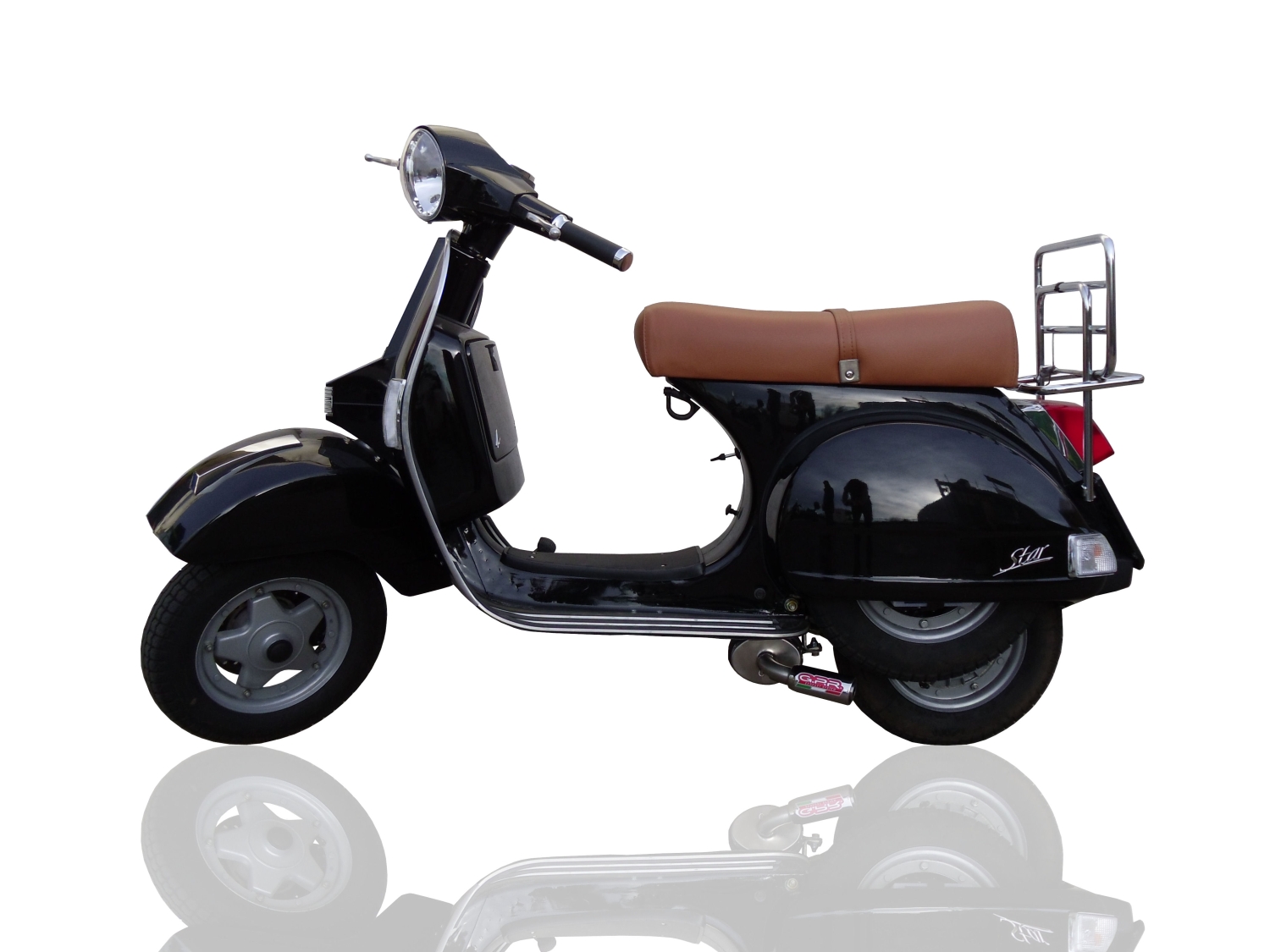 Escape compatible con Lml Star 151 4 Tempi - 4 Strokes Genuine Stella 2010-2013, Alluminio, Escape completo homologado y legal,con catalizador incluido db killer extraíble 