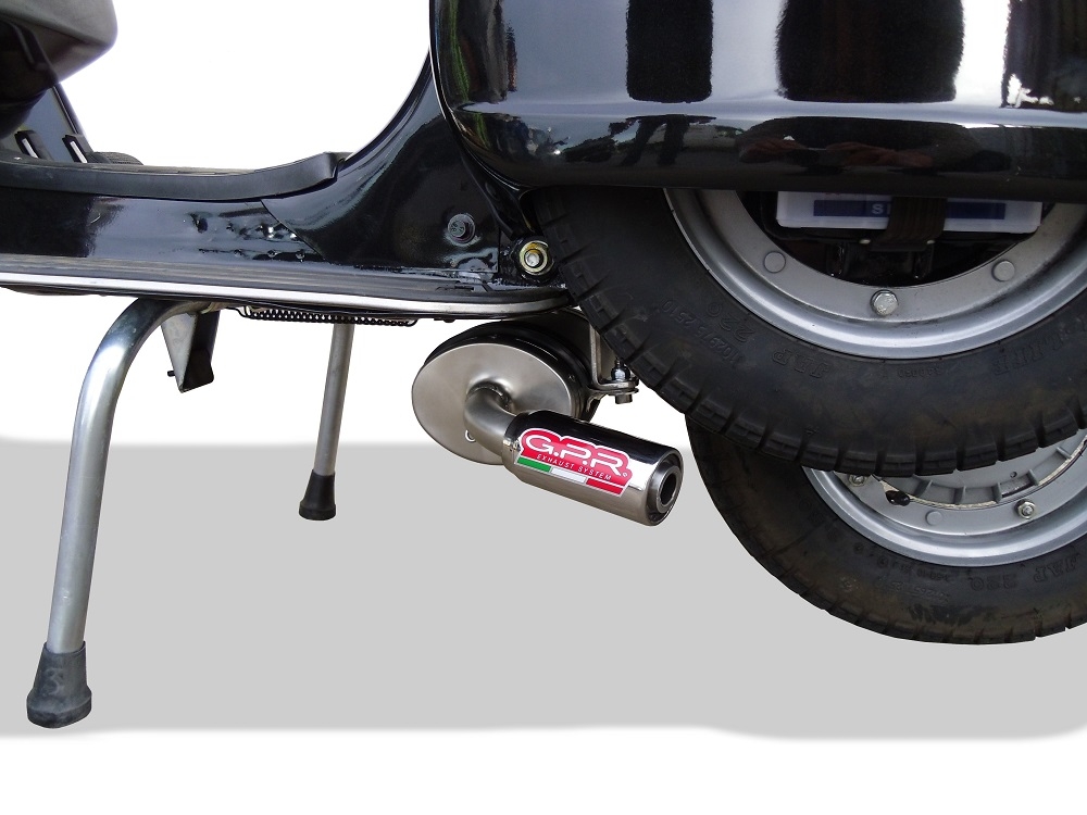 Escape compatible con Lml Star 151 4 Tempi - 4 Strokes Genuine Stella 2010-2013, Alluminio, Escape completo homologado y legal,con catalizador incluido db killer extraíble 