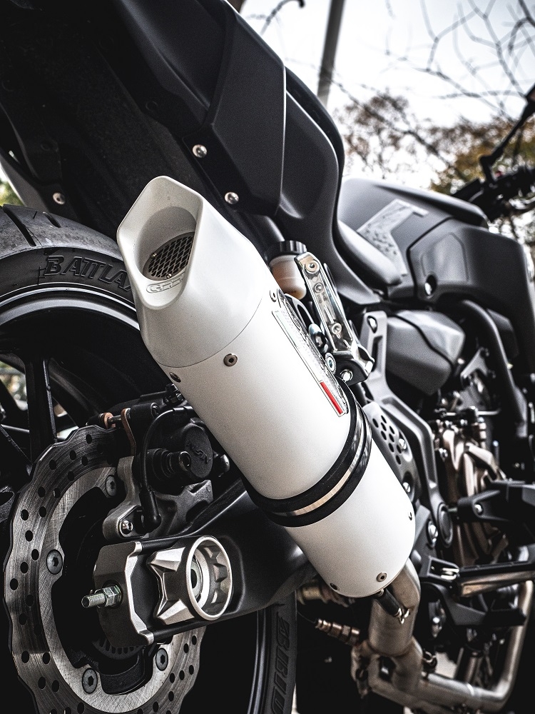 Escape compatible con Yamaha Mt-07 2017-2020, Albus Evo4, Escape completo homologado y legal,con catalizador incluido db killer extraíble 