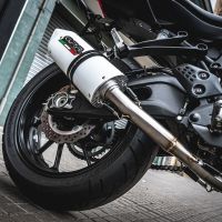 Escape compatible con Yamaha Mt-07 2017-2020, Albus Evo4, Escape completo homologado y legal,con catalizador incluido db killer extraíble 