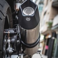 Escape compatible con Yamaha Mt-07 2017-2020, Gpe Ann. titanium, Escape completo racing, incluyendo colector y db killer desmontable, sin homologación 