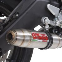 Escape compatible con Yamaha Mt 125 2014-2016, Deeptone Inox, Escape completo homologado y legal,con catalizador incluido db killer extraíble 
