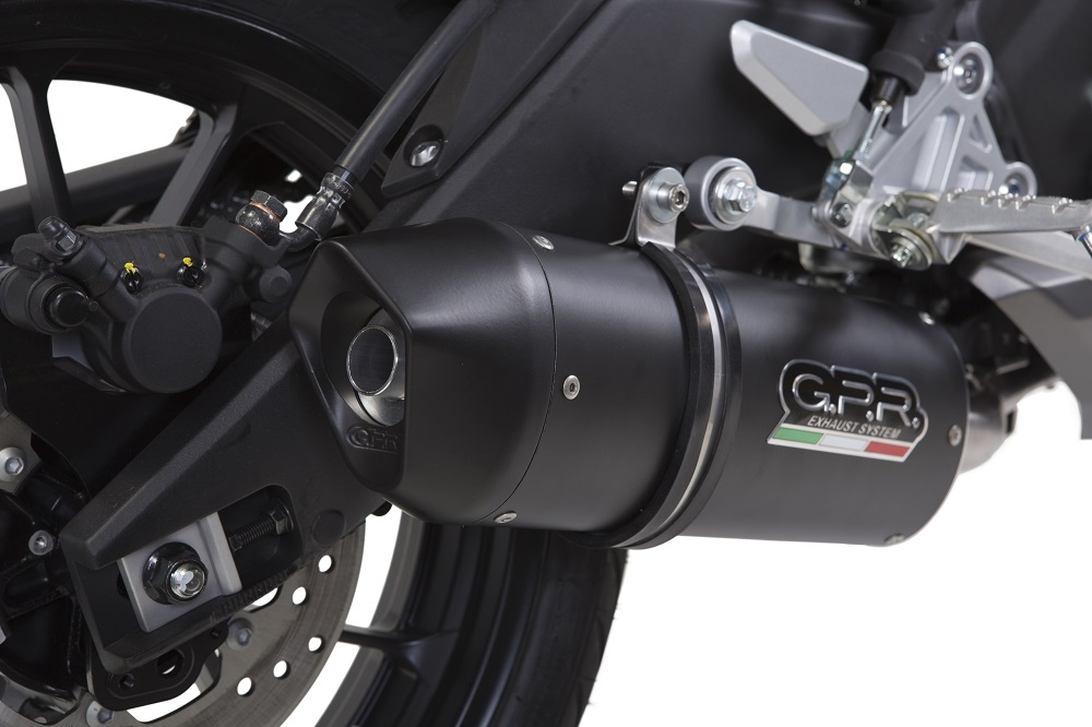 Escape compatible con Yamaha Mt 125 2014-2016, Furore Nero, Escape completo homologado y legal,con catalizador incluido db killer extraíble 